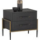 Weldrick 25.25 X 22.25 inch Espresso Night Stand